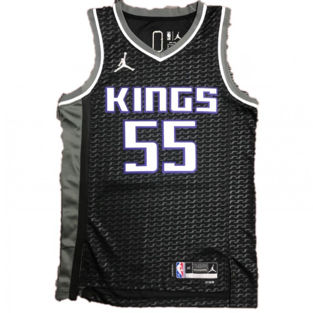 Men's Sacramento Kings Jason Williams #55 Jordan Black 2021/22 Swingman NBA Jersey - City Edition-Pro Kit Vault | Brand New 26/27 Sports Jerseys